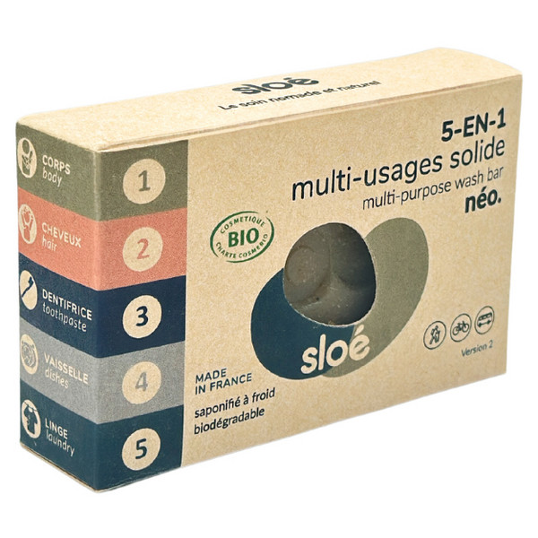 Sloe NEO: FESTE 5-IN-1-MEHRZWECKSEIFE - Outdoor Seife Ansicht 1