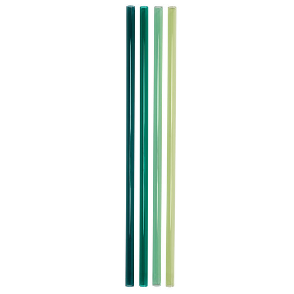 THE QUENCHER TRAVEL TUMBLER STRAWS - Ersatzteil-GREEN MULTI PACK