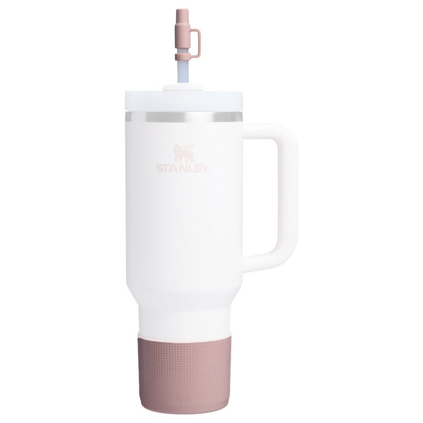 QUENCHER BOOT + STRAW TOPPER 40OZ-PINK DUSK