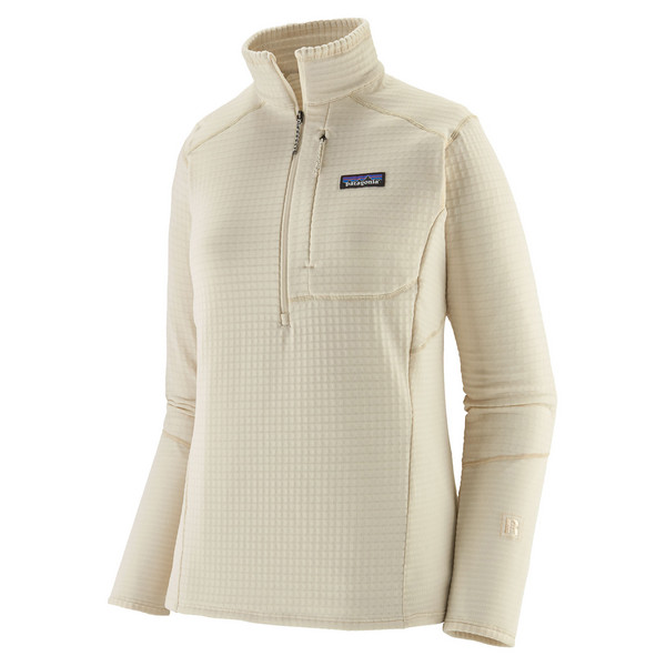 W'S R1 P/O Damen - Fleecepullover-WOOL WHITE