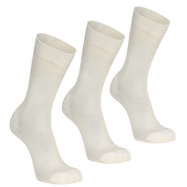 DAILY MERINO MEDIUM SOCK 3PK - Freizeitsocken-OFFWHITE