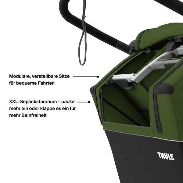 Thule CHARIOT CAB DARK SLATE - Fahrradanhänger Ansicht 15