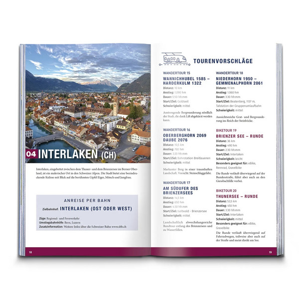 KOMPASS NÄCHSTER HALT ALPEN - MIT DER BAHN ZUM WANDERN - Wanderführer Ansicht 7