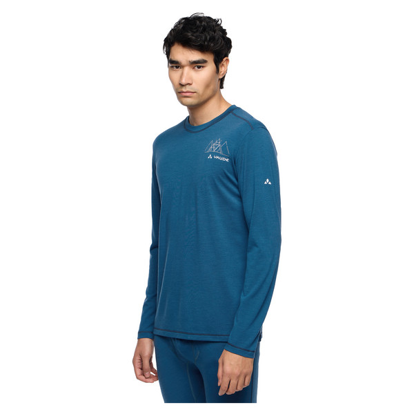 Vaude MONVISO WOOL LS T-SHIRT II Herren - Baselayer-Shirt Ansicht 7