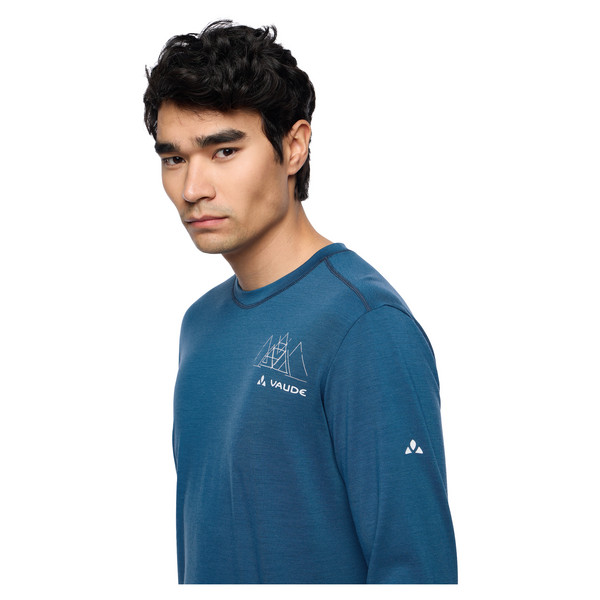 Vaude MONVISO WOOL LS T-SHIRT II Herren - Baselayer-Shirt Ansicht 5