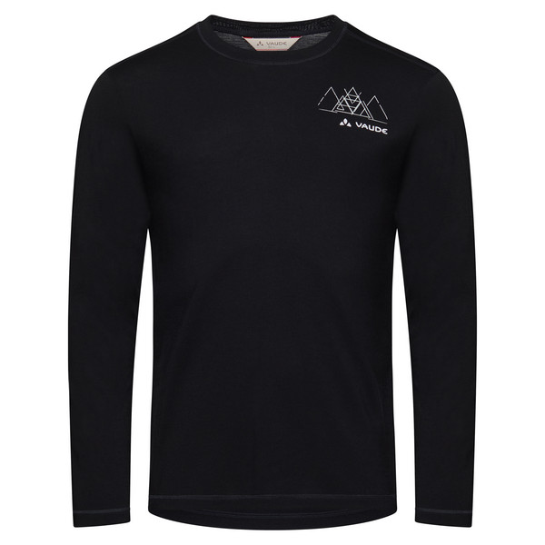 MONVISO WOOL LS T-SHIRT II Herren - Baselayer-Shirt-BLACK