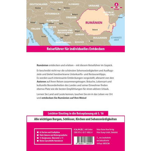 REISE KNOW-HOW REISEFÜHRER RUMÄNIEN Ansicht 2