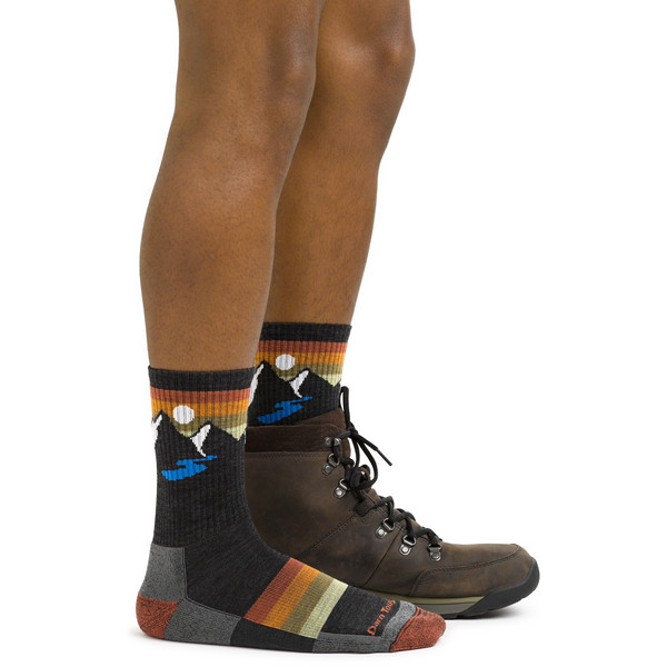 Darn Tough SUNSET RIDGE MICRO CREW LIGHTWEIGHT CUSHION - Wandersocken Ansicht 4