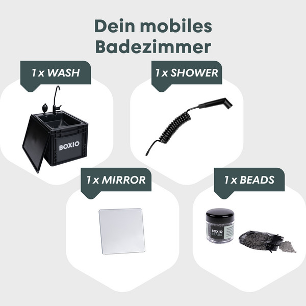 Boxio WASH PLUS - Outdoor Dusche Ansicht 24