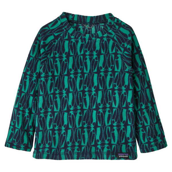 BABY MICRO D CREW Kinder - Fleecepullover-GEO PENGUIN: SOLO TEAL