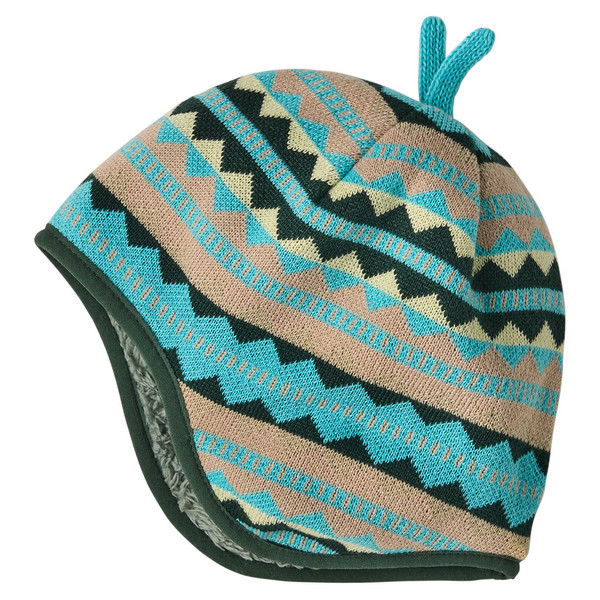 BABY REVERSIBLE BEANIE Kinder - Mütze-DIAMOND STRIPE: SNOWMELT BLUE