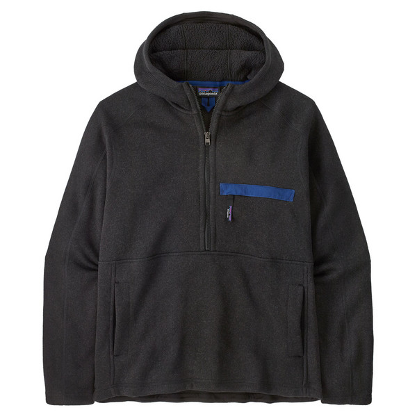 M'S BETTER SWEATER 1/2 ZIP P/O Herren - Hoodie-BLACK