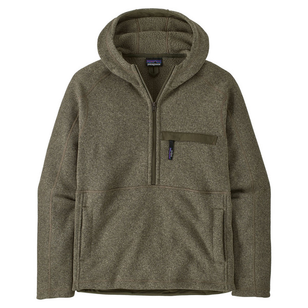 M'S BETTER SWEATER 1/2 ZIP P/O Herren - Hoodie-RIVER ROCK GREEN