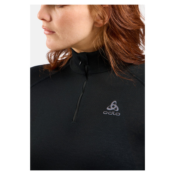 Odlo ACTIVE WARM BL TOP TURTLE NECK L/S HALF ZIP Damen - Funktionsunterwäsche Ansicht 5
