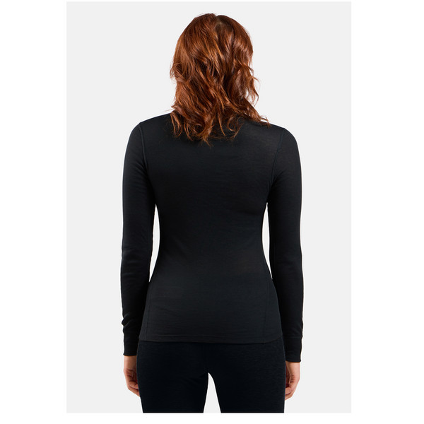 Odlo ACTIVE WARM BL TOP TURTLE NECK L/S HALF ZIP Damen - Funktionsunterwäsche Ansicht 4