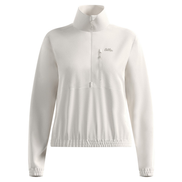 CLASSIC MID LAYER 1/2 ZIP Damen - Fleecepullover-GARDENIA