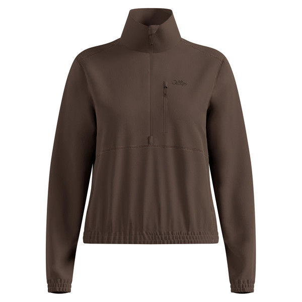 CLASSIC MID LAYER 1/2 ZIP Damen - Fleecepullover-BROWN GRANITE