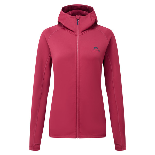JORASSES HOODED WMNS JACKET Damen - Fleecejacke-MAROON