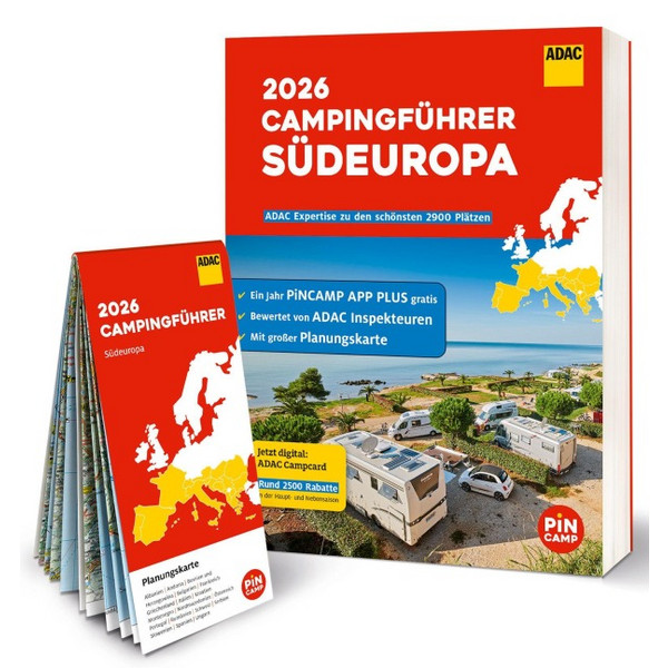 CAMPINGFÜHRER SÜDEUROPA 2026 - Stellplatzführer