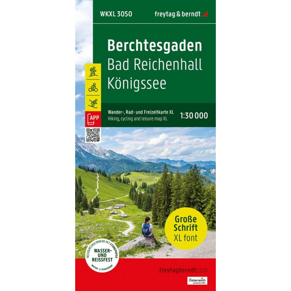 BERCHTESGADEN, WANDER-, RAD- UND FREIZEITKARTE XL 1:30.000 - Wanderkarte Ansicht 1