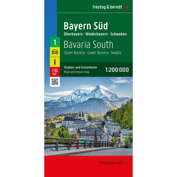 SÜD, STRAßEN- UND FREIZEITKARTE 1:200.000 - Straßenkarte