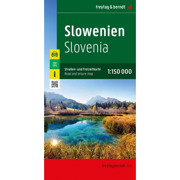 SLOWENIEN, STRAßEN- UND FREIZEITKARTE 1:150.000 - Straßenkarte Ansicht 1