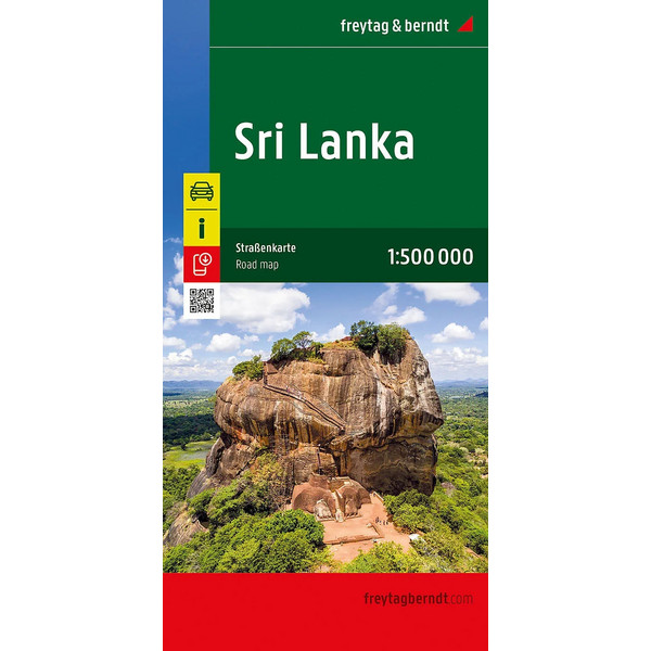 SRI LANKA, STRAßENKARTE 1:500.000, FREYTAG & BERNDT Ansicht 1