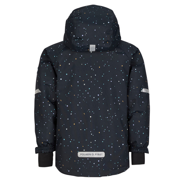 Polarn O. Pyret SNOWY PADDED JACKET AOP Kinder - Winterjacke Ansicht 2
