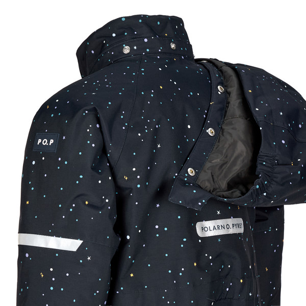 Polarn O. Pyret SNOWY PADDED SUIT AOP Kinder - Schneeanzug Ansicht 7