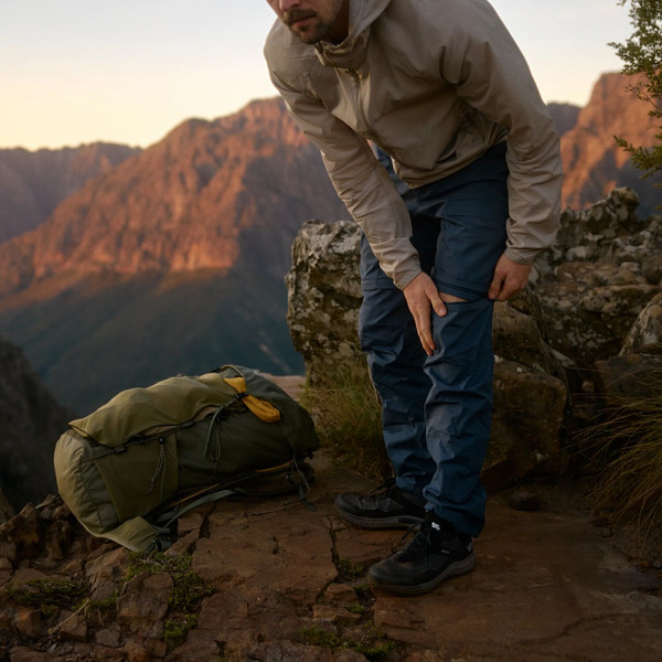 Fjällräven ABISKO HYBRID TRAIL TRS ZIP-OFF M Herren - Trekkinghose Ansicht 14