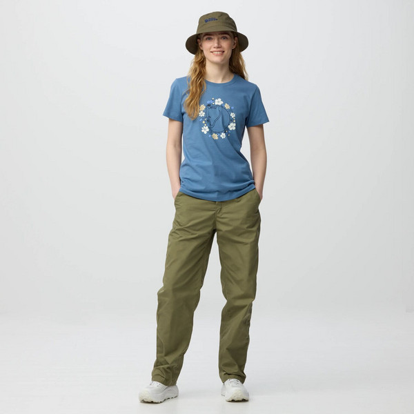 Fjällräven FJÄLLBLOMSTER FOX T-SHIRT W Damen - T-Shirt Ansicht 7