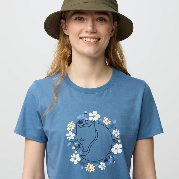 Fjällräven FJÄLLBLOMSTER FOX T-SHIRT W Damen - T-Shirt Ansicht 6
