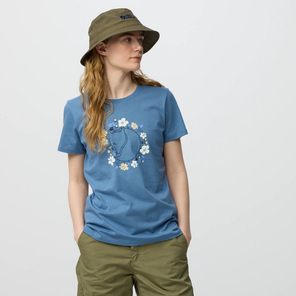 Fjällräven FJÄLLBLOMSTER FOX T-SHIRT W Damen - T-Shirt Ansicht 3