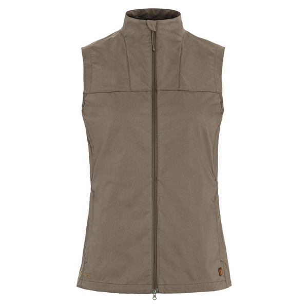 ABISKO VEST W Damen - Weste-SUEDE BROWN
