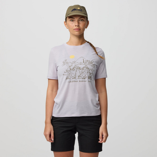 Fjällräven HOJA LUGNT WOOL T-SHIRT W Damen - T-Shirt Ansicht 3