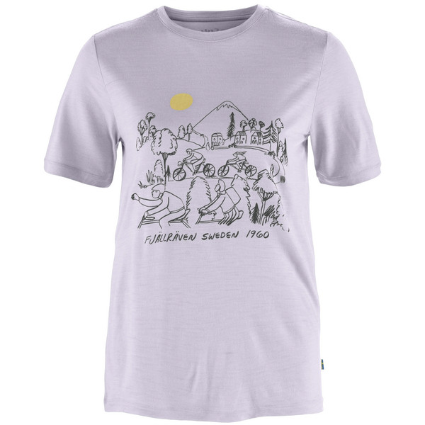 Fjällräven HOJA LUGNT WOOL T-SHIRT W Damen - T-Shirt Ansicht 1