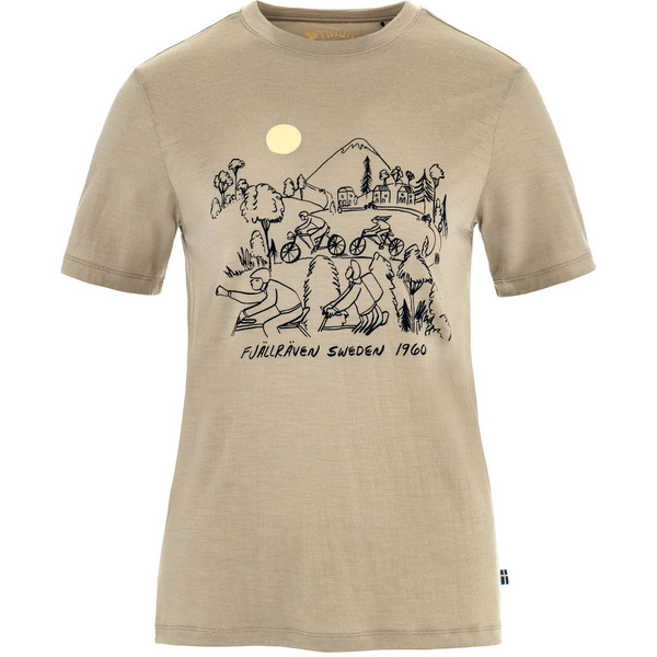 HOJA LUGNT WOOL T-SHIRT W Damen - T-Shirt-FOSSIL