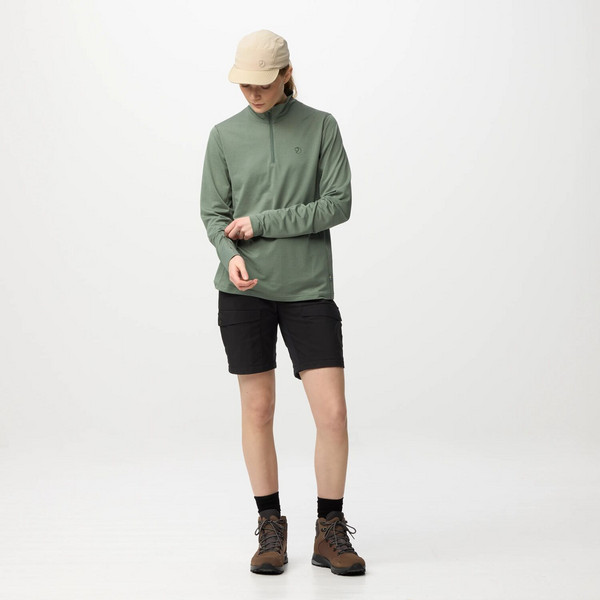 Fjällräven ABISKO DAY HIKE HALF ZIP W Damen - Funktionsshirt Ansicht 7