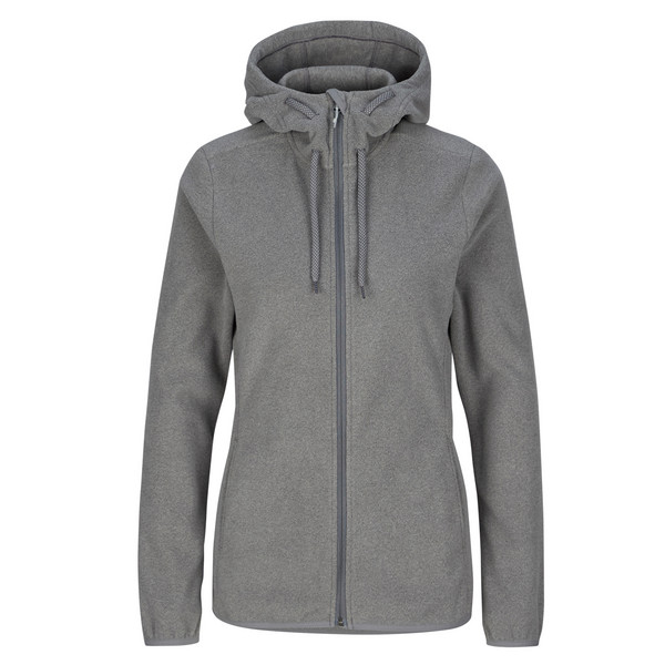 HOLDOYA HOODED FLEECE JACKET Damen - Fleecejacke-SMOKED PEARL