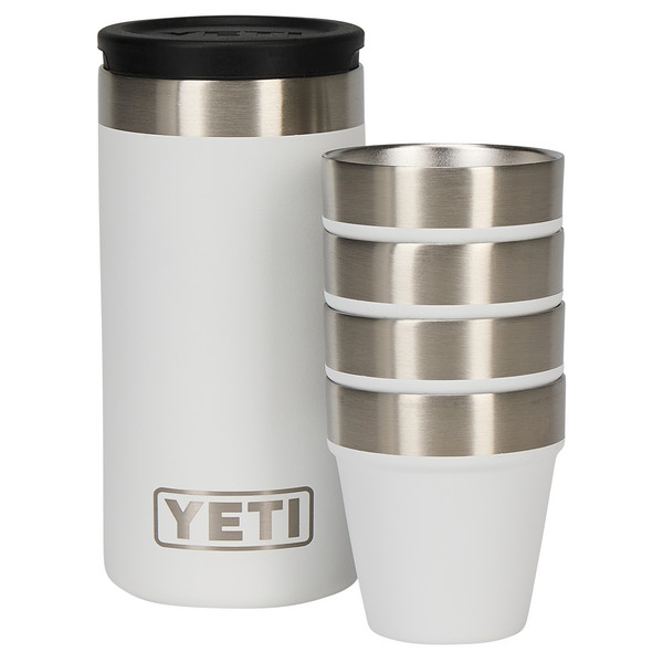 SHOT GLASSES & CASE - Becher-WHITE