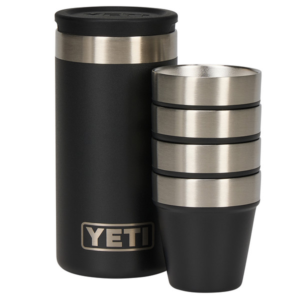 SHOT GLASSES & CASE - Becher-BLACK