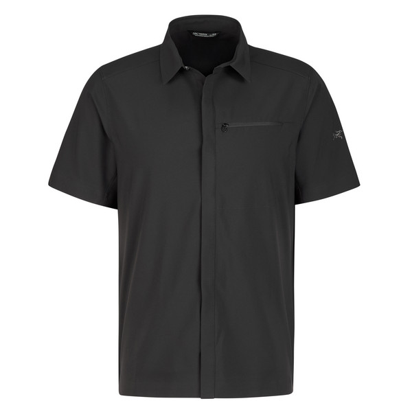 SKYLINE SS SHIRT M Herren - Outdoor Hemd-BLACK