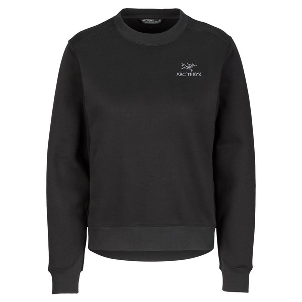 EMBLEM FLEECE CREW W Damen - Sweatshirt-BLACK