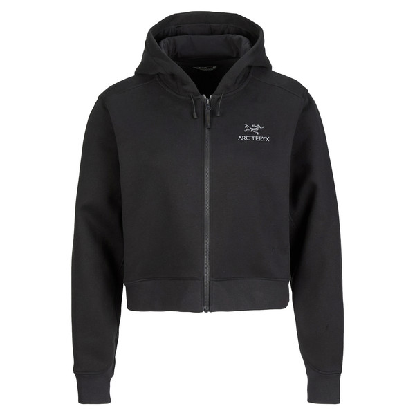 EMBLEM FLEECE FULL ZIP CROP HOODY W Damen - Kapuzenjacke