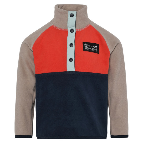 MONTE HALF BU 5 Kinder - Fleecepullover-PAPRIKA