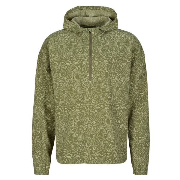 M SALATHE SUN HOODIE L/S Herren - Hoodie-OLIVE SOLAR PT