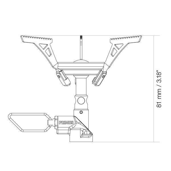 Primus MICRON III PIEZO - Gaskocher Ansicht 2