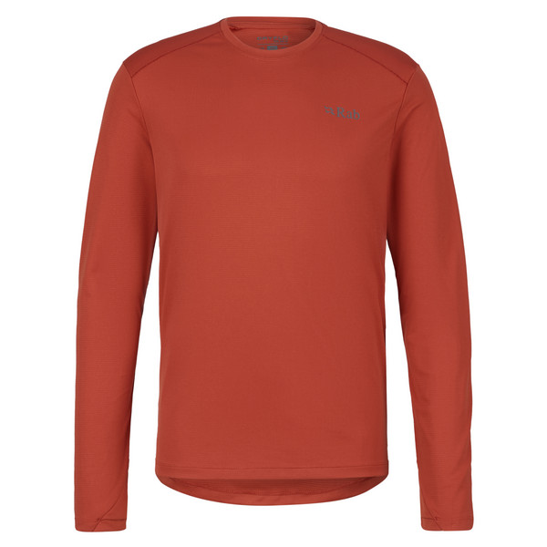 FORCE LS TEE Herren - Funktionsshirt-TUSCAN RED