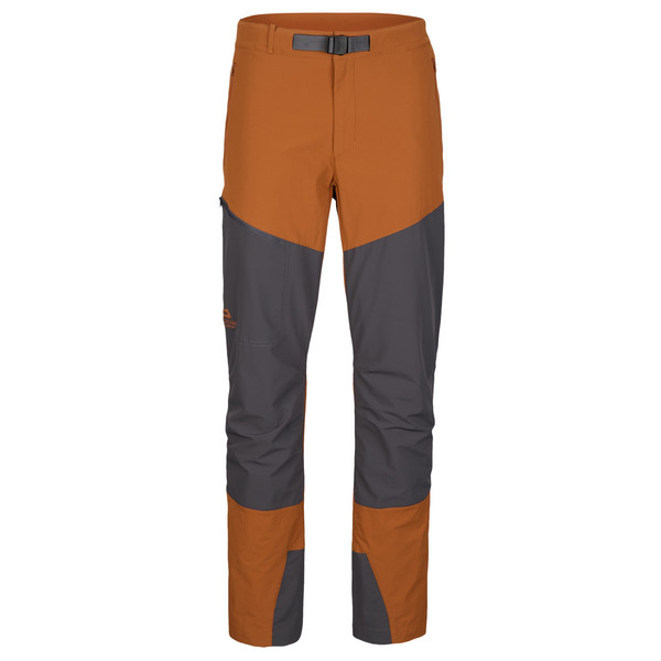 IBEX ALPINE MENS PANT Herren - Softshellhose-CCAFE/ANVILGREY