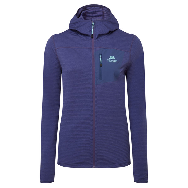 LUMIKO HOODED WMNS JACKET Damen - Fleecejacke-AMETHYST/MEDIEVAL